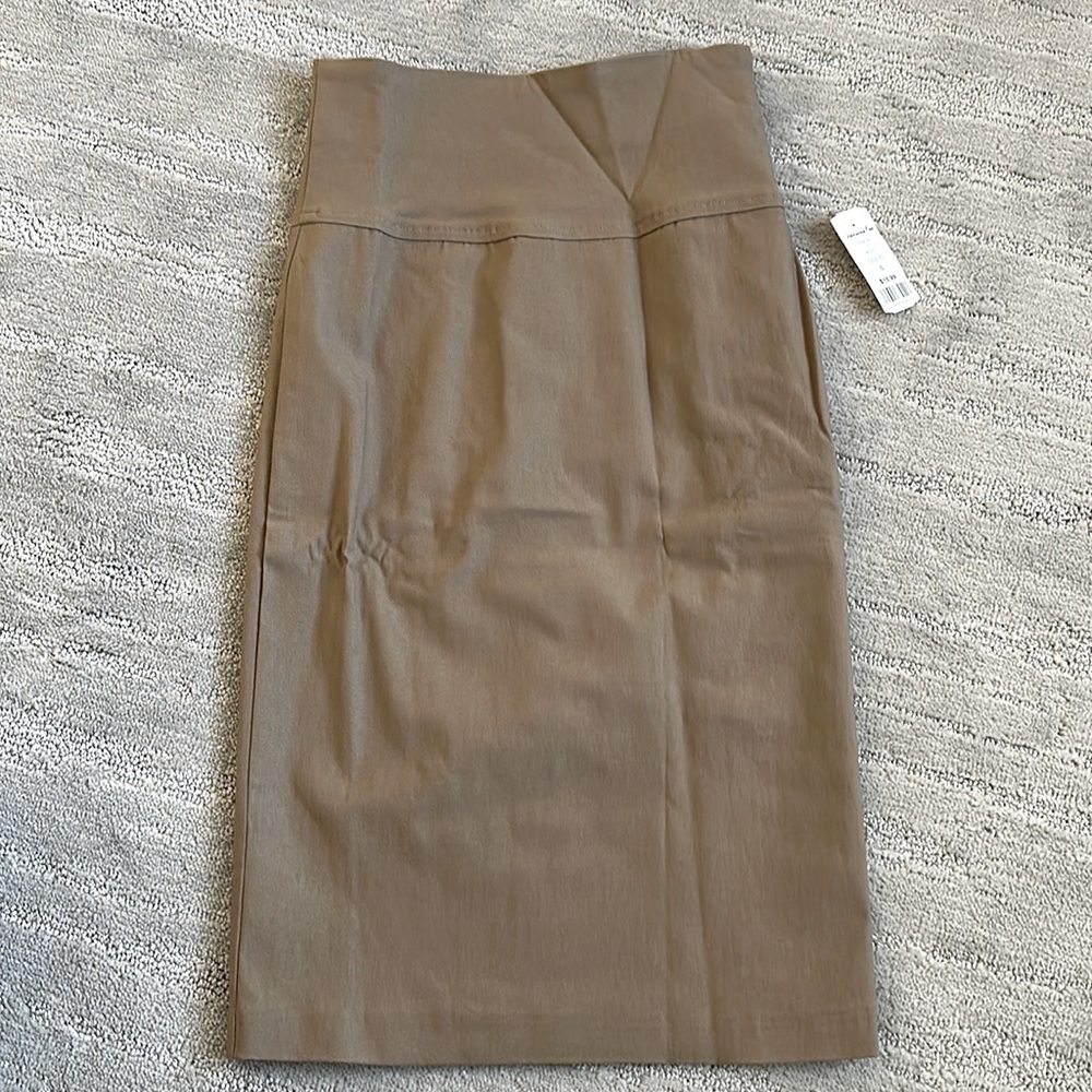 Khaki Midi Skirt